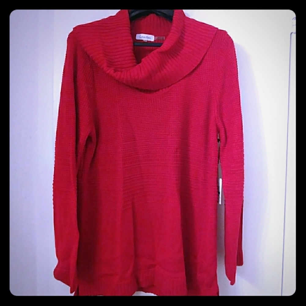 Red CK sweater (XL)
